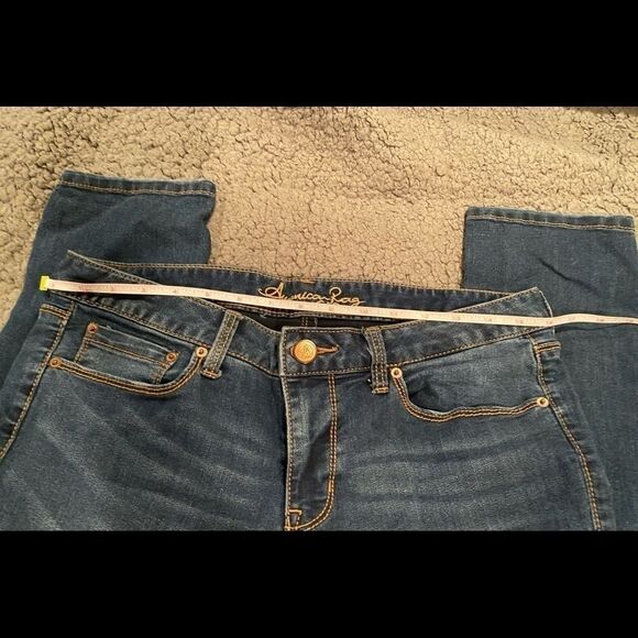 American Rag Cropped Jeans Sz 11 Ankle Stretch - Picture 10 of 10